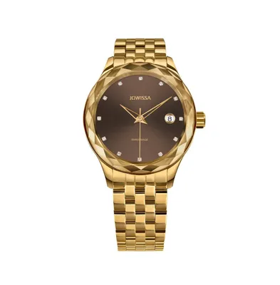 Tiro Swiss Gold Plated Ladies 38mm Watch