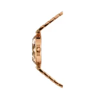 Facet Brilliant Swiss Rose Gold Plated Ladies 30mm Watch