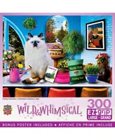 Masterpieces Wild & Whimsical - Catnip Cultivator 300 Piece Ez Grip Puzzle