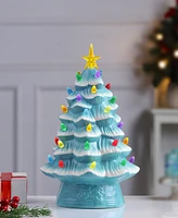 12" Nostalgic Christmas Tree Holiday Decor