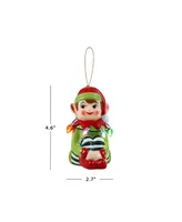 Mini Nostalgic Ceramic Figure Elf Holiday Decor