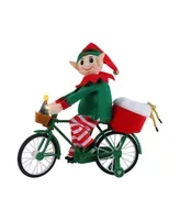 11.5" Cycler Elf Holiday Decor