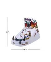 14.75" Winter Wonderland Alpine Slalom Holiday Decor