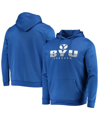 Men's Colosseum Royal Byu Cougars Lantern Pullover Hoodie