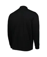 Men's Colosseum Black Maryland Terrapins Tortugas Quarter-Zip Sweatshirt