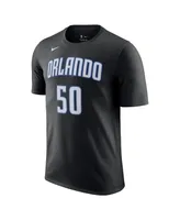 Men's Nike Cole Anthony Black Orlando Magic Icon 2022/23 Name and Number Performance T-shirt