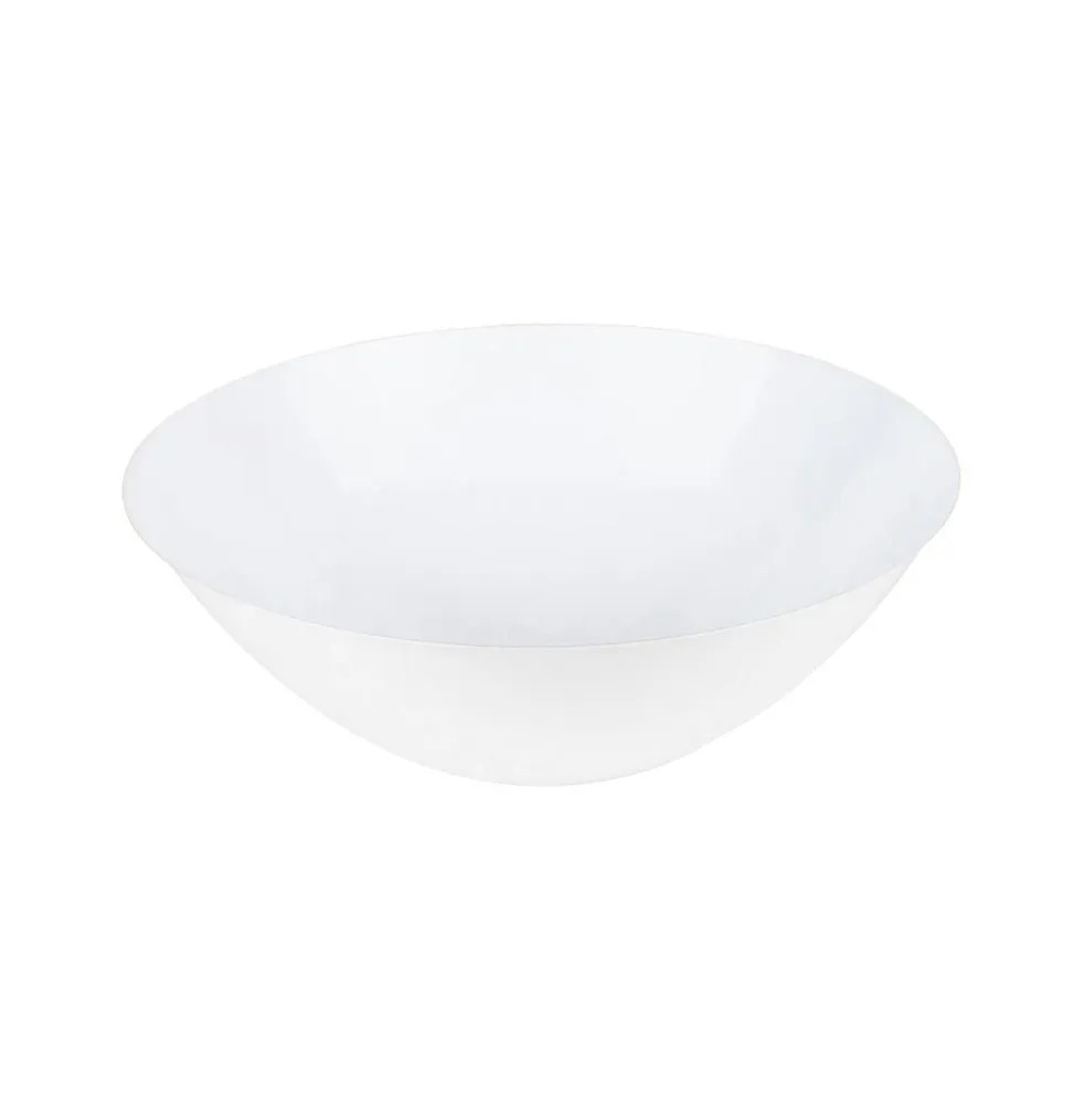 Smarty Had A Party 96 oz. Clear Diamond Design Round Disposable Plastic Bowls (24 Bowls)