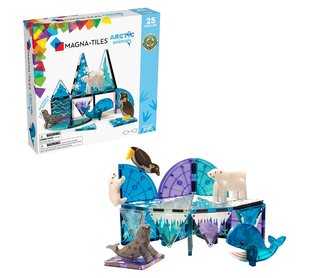 Magna-tilesa Magna-tiles Arctic Animals 25-Piece Magnetic Construction Set, Ages 3+