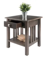 Winsome Stafford 22.05" Wood Accent Table