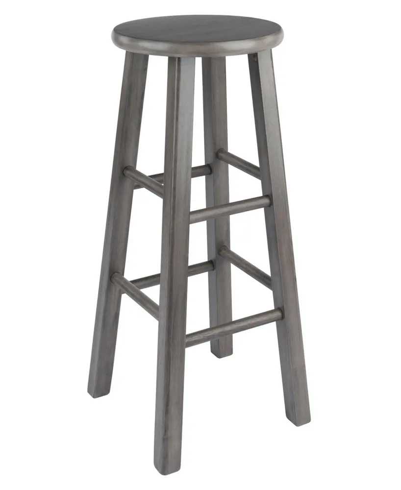 Winsome Ivy 29.1" Wood Square Leg Bar Stool