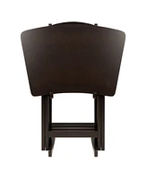 Winsome Anila 5-Piece Wood Snack Table Set