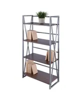 Winsome Isa 48.43" Wood 4-Tier Shelf