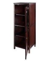 Winsome Brooke Jelly 47.44" Wood 2-Section Cupboard
