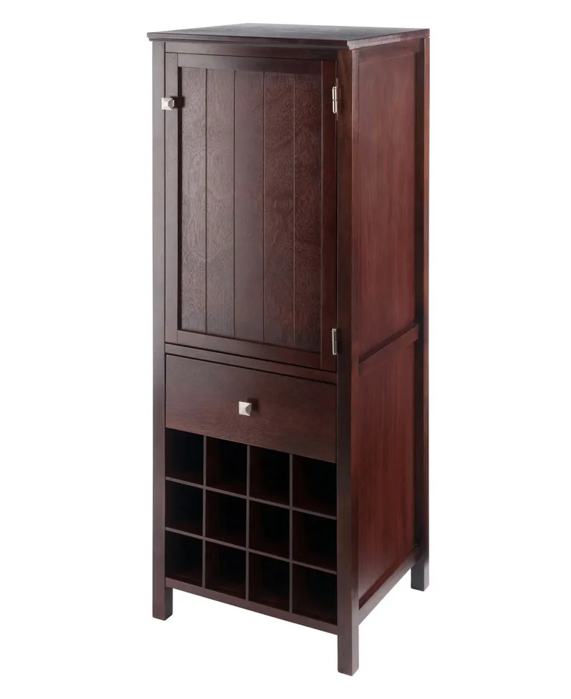 Winsome Brooke Jelly 47.44" Wood 3-Section Cupboard