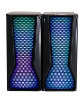 beFree Sound Color Led Dual Gaming Speakers