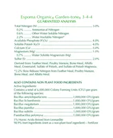 Espoma Organic Garden-Tone for Herbs & Vegetable Food, 18 Bag