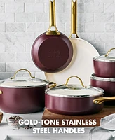 GreenPan Reserve Padova Healthy Ceramic 10" & 12" Nonstick Frypans, Set of 2