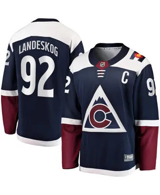 Men's Fanatics Gabriel Landeskog Navy Colorado Avalanche Premier Breakaway Player Jersey