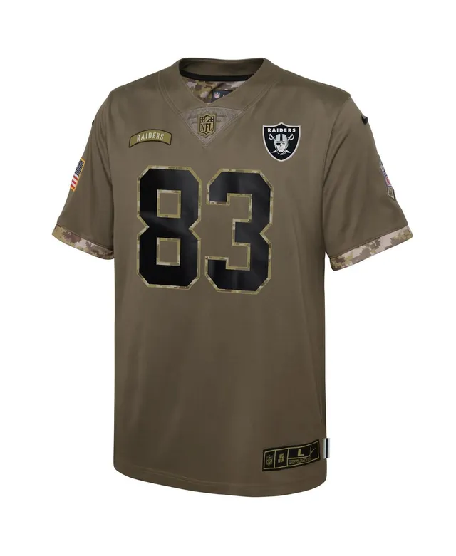 Youth Nike Darren Waller Silver Las Vegas Raiders Inverted Team Game Jersey