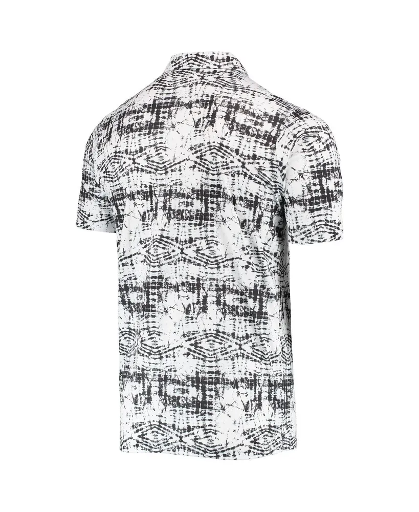 Men's Antigua Black Lafc Vivid Polo Shirt