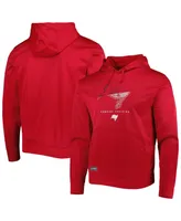 Men's New Era Red Tampa Bay Buccaneers Combine Authentic Watson Pullover Hoodie