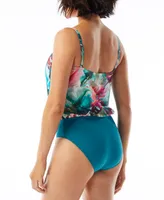 Coco Reef Women's Contours Amaris V-Neck One-Piece Swimsuit