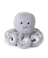 Lambs & Ivy Ocean Blue Plush Gray Octopus Stuffed Animal Toy - Inky