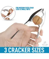 Zulay Kitchen 10 Piece Crab Crackers and Tools Set - Cracks Small to Large Pieces