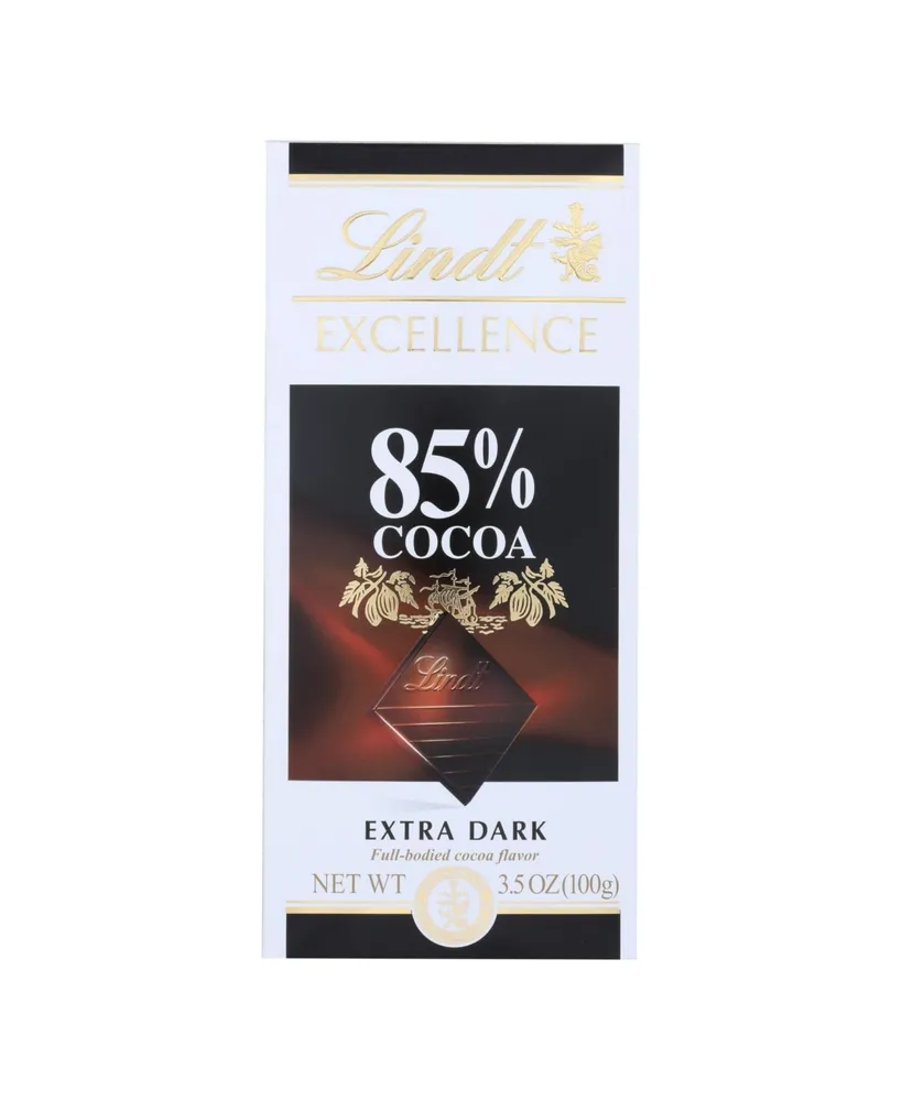 Lindt Chocolate Bar - Dark Chocolate - 85 Percent Cocoa - Extra Dark - 3.5 oz Bars