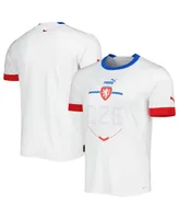 Men's Puma White Czech Republic National Team 2022/23 Away Replica Jersey