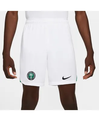 Men's Nike White Nigeria National Team Away Performance Stadium Shorts