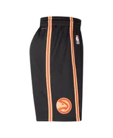 Men's Nike Black Atlanta Hawks 2022/23 City Edition Swingman Shorts