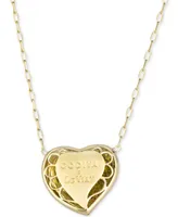 Le Vian Godiva x Le Vian Chocolate Diamond Pave Heart Pendant Necklace (2-3/8 ct. t.w.) in 14k Gold, 17" + 2" extender