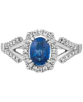 Le Vian Couture Blueberry Sapphire (3/4 ct. t.w.) & Vanilla Diamond (1/4 ct. t.w.) in Platinum