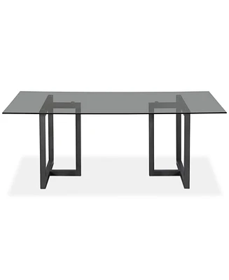 Emila Rectangular Glass Dining Table, Created for Macy's