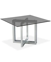 Emila 48" Square Glass Mix and Match Dining Table, Created for Macy's