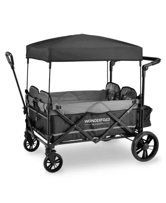 Wonderfold Wagon X4 Push and Pull Quad Stroller Wagon