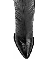 Journee Signature Women's Laila Block Heel Knee High Dress Boots
