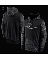 Men's Nike Black Buffalo Bills Rflctv Chevron Pullover Hoodie