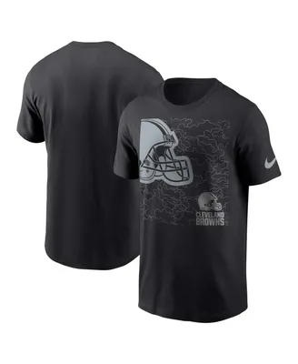 Men's Nike Black Cleveland Browns Rflctv T-shirt