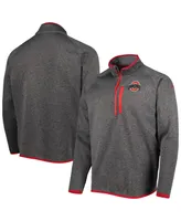 Men's Columbia Gray Ohio State Buckeyes Canyon Point Omni-Shield Raglan Half-Zip Pullover Top