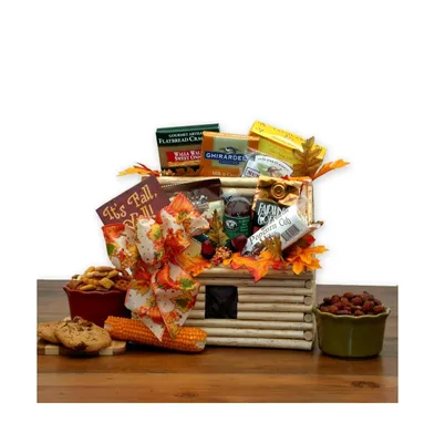 Gbds It's Fall Y'All Fall Log Cabin Gift- Thanksgiving gift basket - Fall gift basket