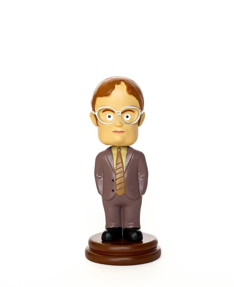 Surreal Entertainment The Office Dwight Schrute Bobblehead Figure, Official The Office Bobblehead Dwight Schrute, The Office Merchandise  Dwight Desk