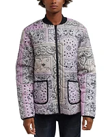 Reason Men's Paisley Quilted Jacket