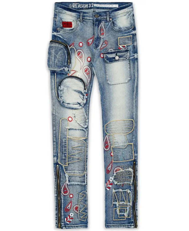 Buy Paint Splatter Denim Jeans Men's Jeans & Pants from Reason