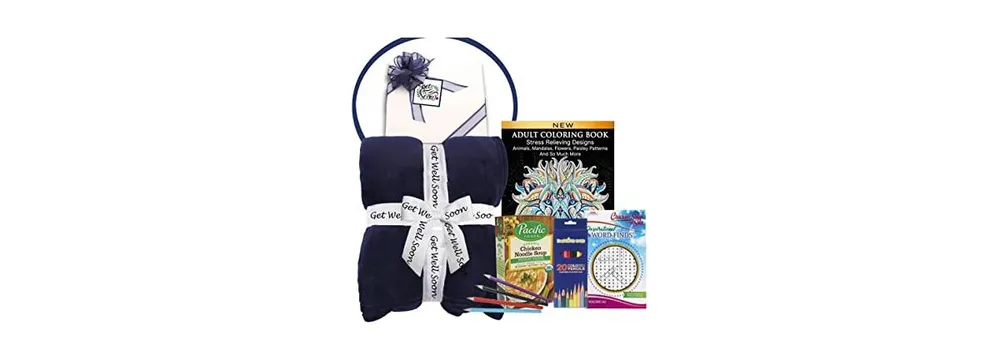GBDS A Prescription to Get Well Gift Box - get well soon basket - get well  soon gifts for women - 1 Basket
