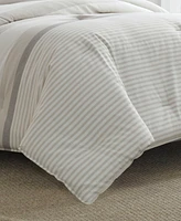 Nautica Saybrook Cotton Reversible 3-Piece Duvet Cover Set, King