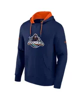 Men's Fanatics Navy, Orange New York Islanders Special Edition 2.0 Team Logo Pullover Hoodie