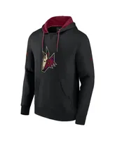 Men's Fanatics Black, Garnet Arizona Coyotes Special Edition 2.0 Team Logo Pullover Hoodie