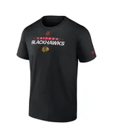 Men's Fanatics Black Chicago Blackhawks Special Edition 2.0 Authentic Pro T-shirt